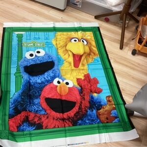 Sesame Street Character Fabric Panel